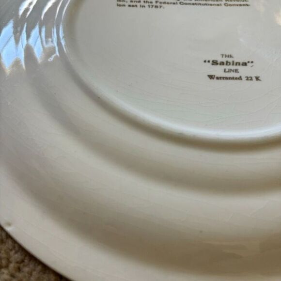 Postmasters Of The U.S. Golden Anniversary Collectors Plate 1954 - Picture 6 of 7